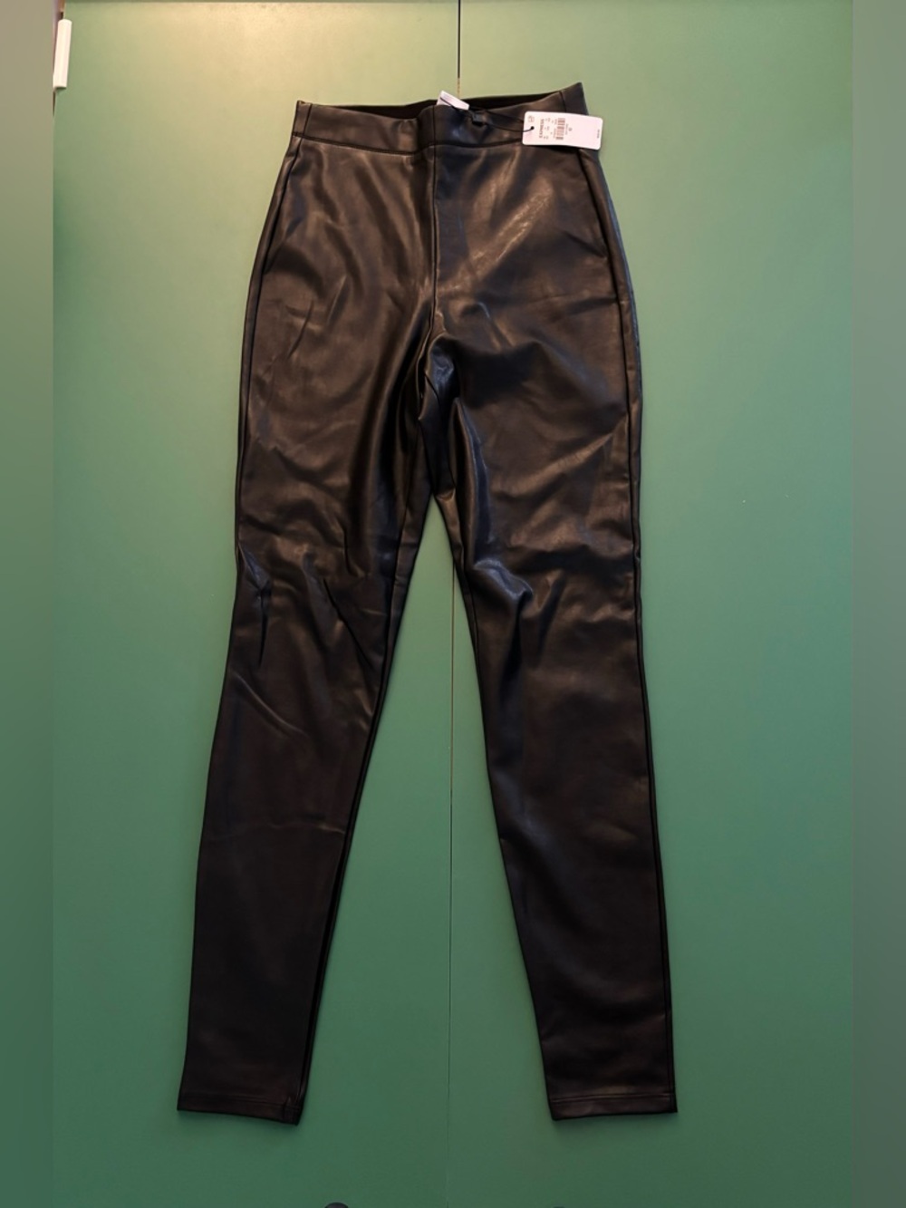 Express Size XS Women Black Faux Leather Leggings